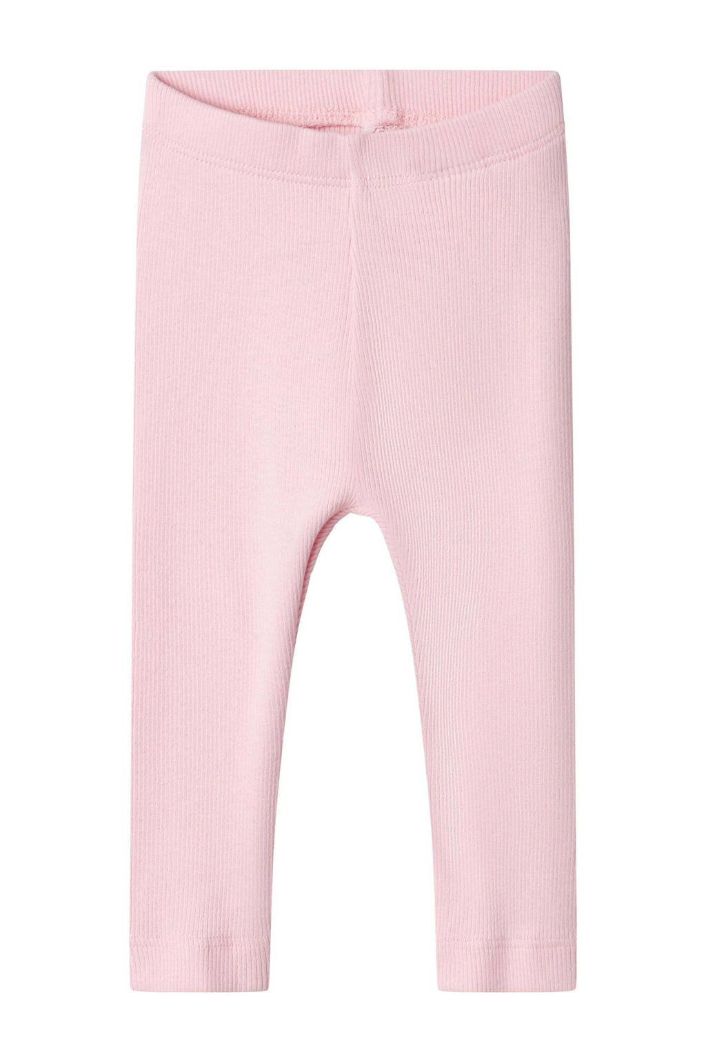 Roze NAME IT BABY baby legging van katoen met skinny fit, regular waist, elastische inzet en effen