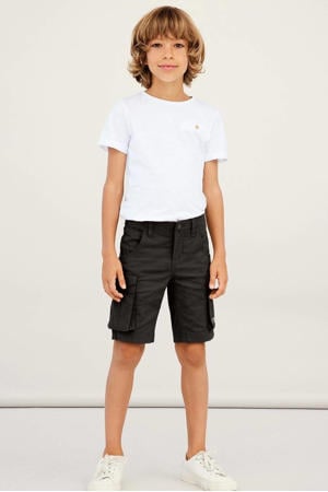 regular fit cargo short NKMRYAN zwart