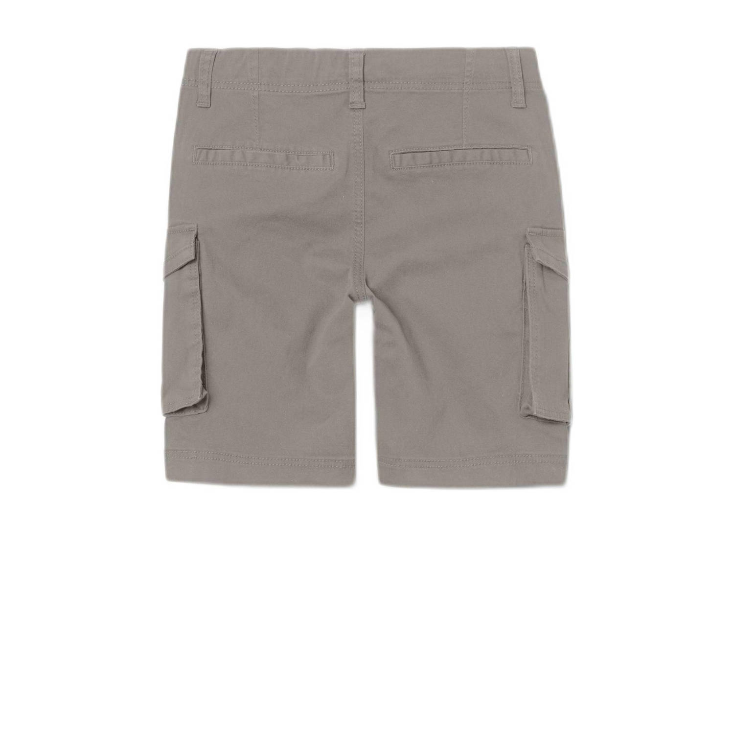 NAME IT KIDS regular fit cargo short NKMRYAN grijs