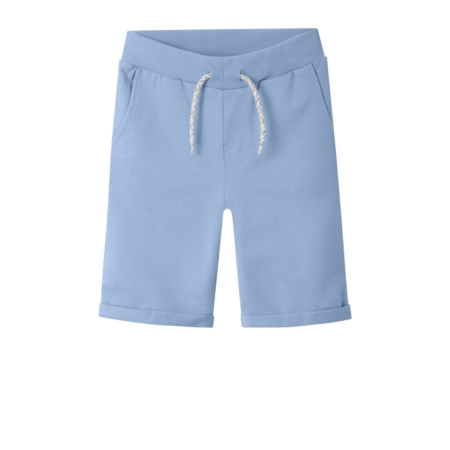 Name it Straight leg sweatshorts met steekzakken model 'VERMO'