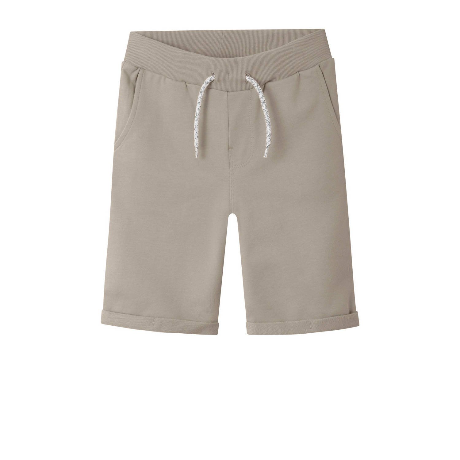 NAME IT KIDS sweatshort NKMVERMO grijszand