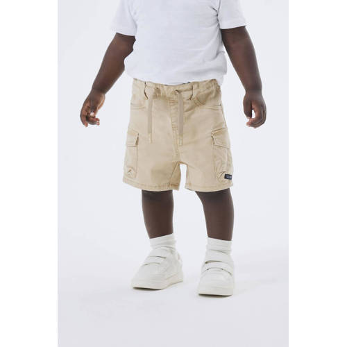 NAME IT MINI loose fit cargo short NMMBEN beige afbeelding
