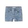 NAME IT MINI slim fit denim short NMFSALLI met hartjes medium blue denim