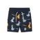 NAME IT MINI sweatshort  met print - donkerblauw