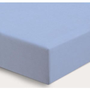 wieg hoeslaken jersey (40x80) - lichtblauw