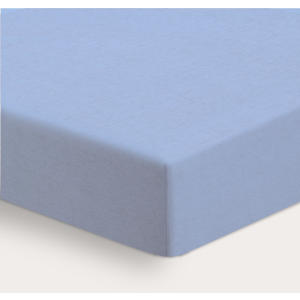 ledikant hoeslaken jersey 60x120 lichtblauw