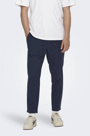 tapered fit broek ONSLINUS dark navy