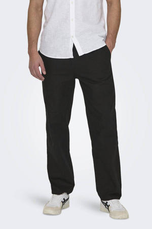 loose fit broek ONSSINUS zwart