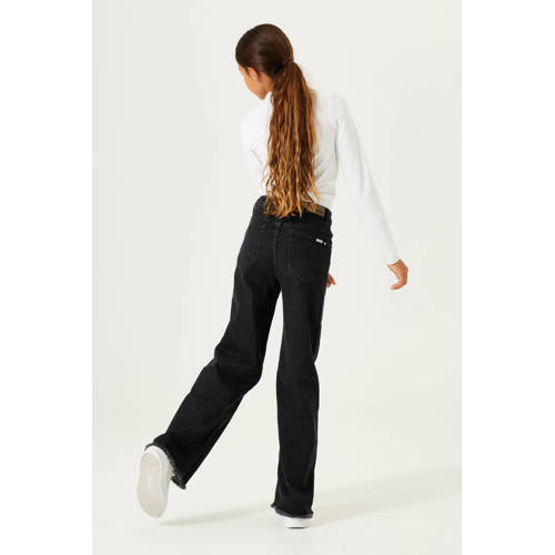 Garcia high waist loose fit jeans Annemay dark used afbeelding
