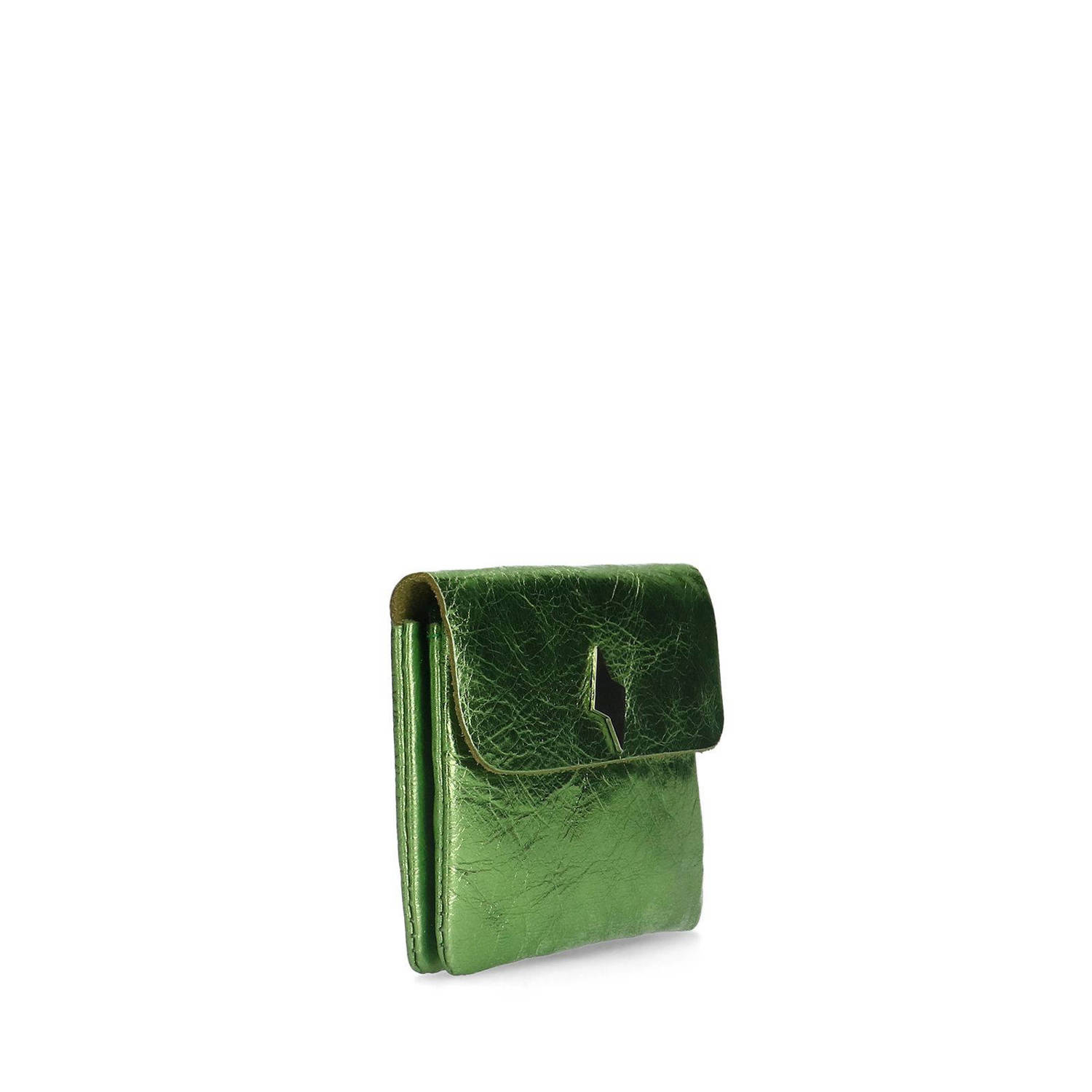 Sacha metallic portemonnee groen