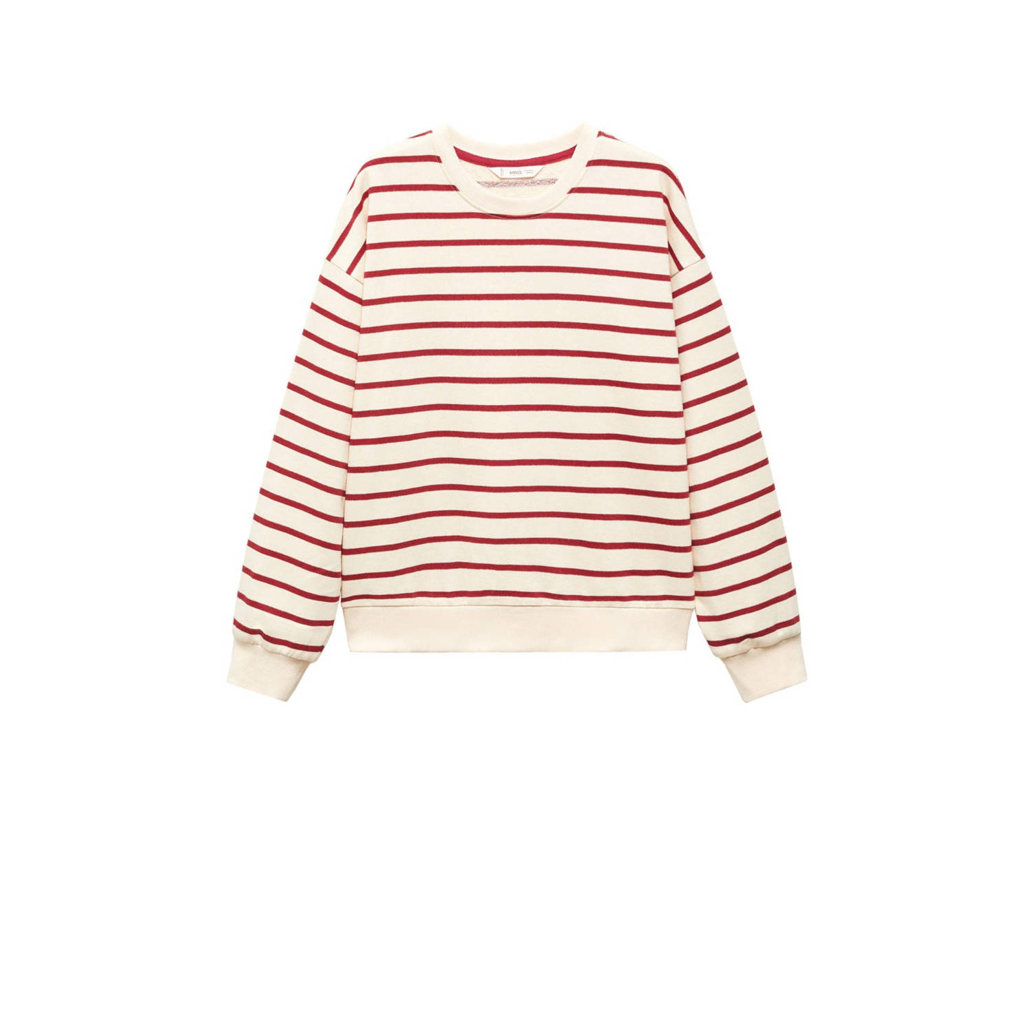 Mango Kids gestreepte sweater rood wit Streep 152(XXS)