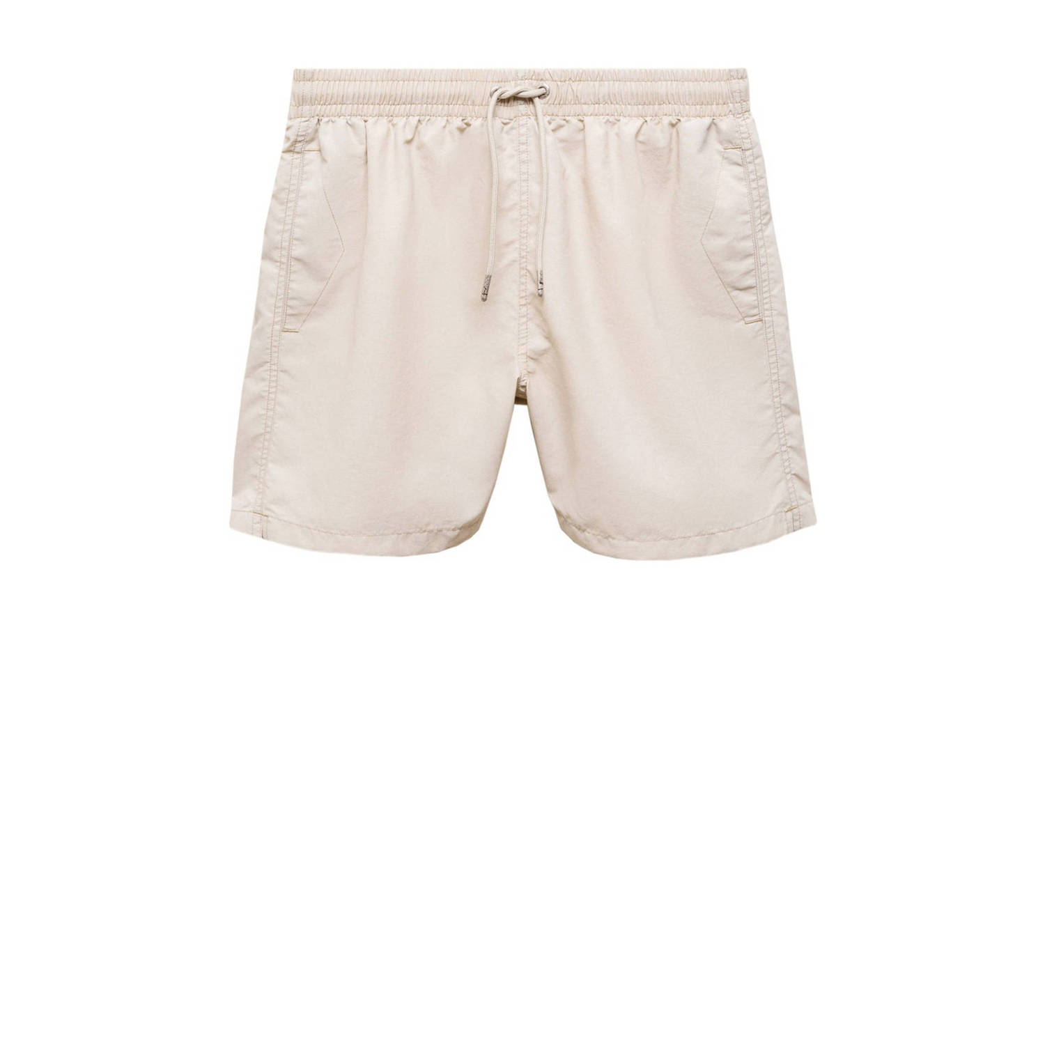 Mango Kids zwemshort lichtbeige Jongens Polyamide Effen 158(XXS)