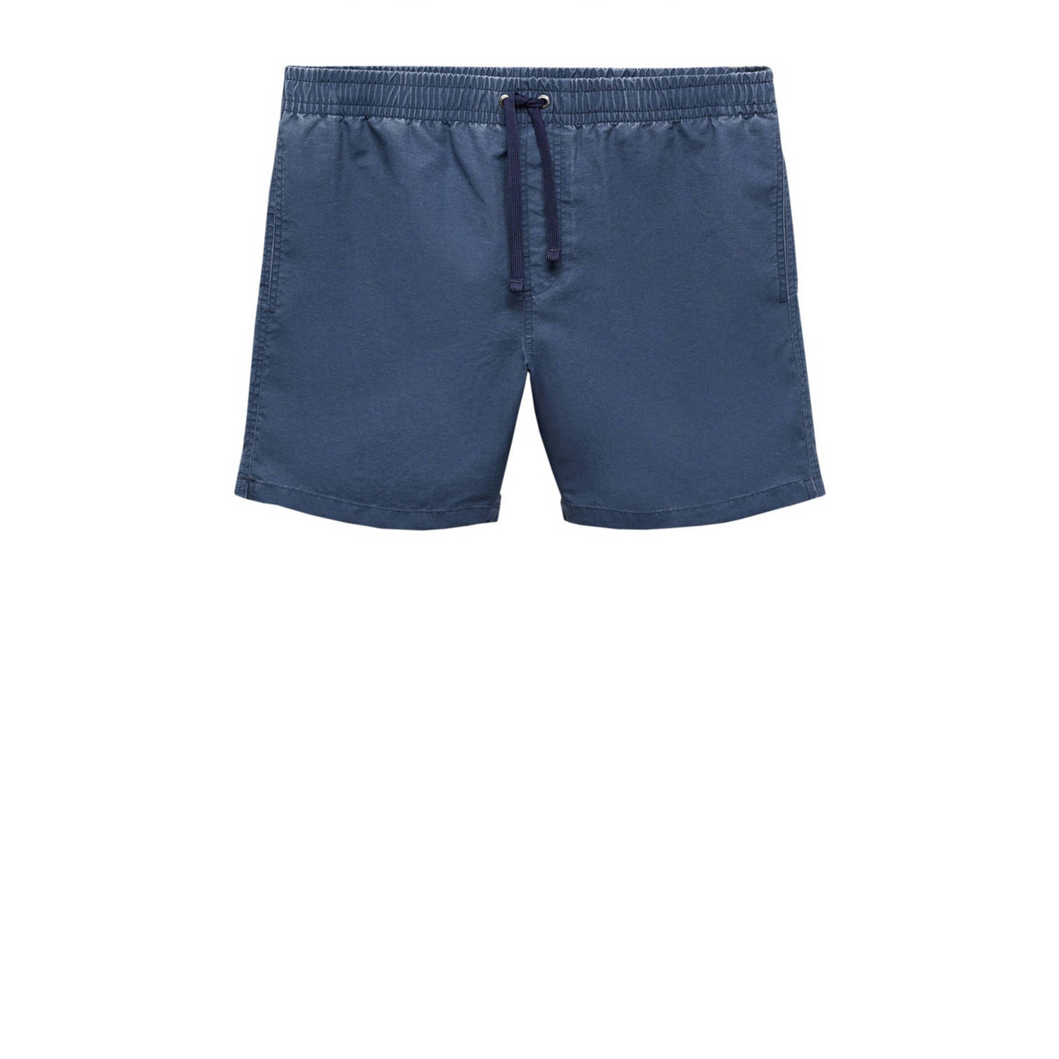 Mango Kids zwemshort blauw Jongens Polyamide Effen 158(XXS)