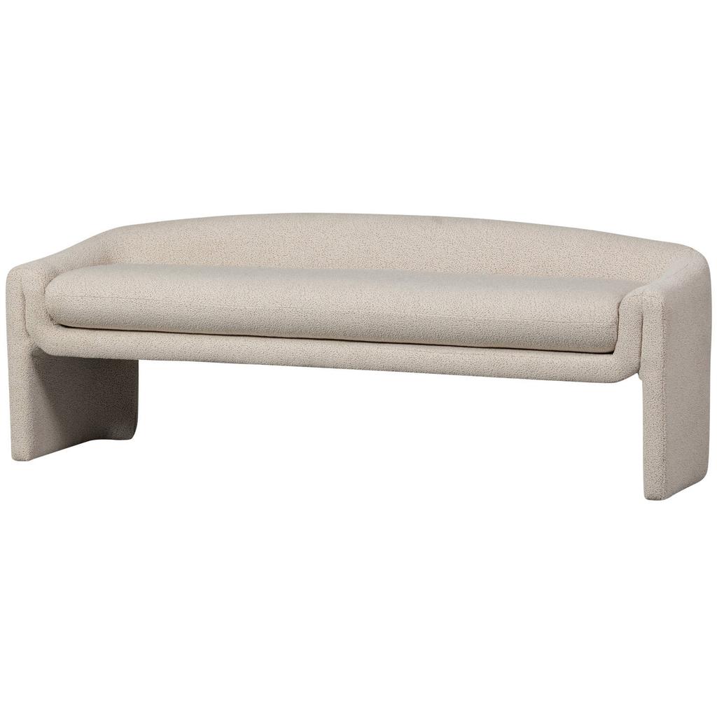 WOOOD WOOOD Zone Bankje - Polyester - Beige - 58x160x55