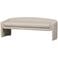 WOOOD Zone Bankje - Polyester - Beige - 58x160x55