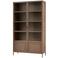 WOOOD WOOOD Ronja Vitrinekast - Metaal - Military Brown - 189x110x43