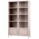 WOOOD WOOOD Ronja Vitrinekast - Metaal - Military Brown - 189x110x43