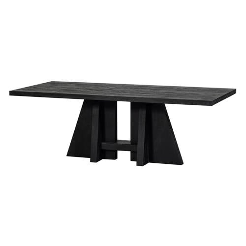 WOOOD eetkamertafel Kean - black