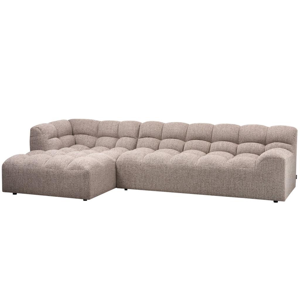 WOOOD WOOOD Allure Chaise Longue Bank Links - Stof - Naturel - 79x324x165
