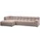 WOOOD WOOOD Allure Chaise Longue Bank Links - Stof - Naturel - 79x324x165