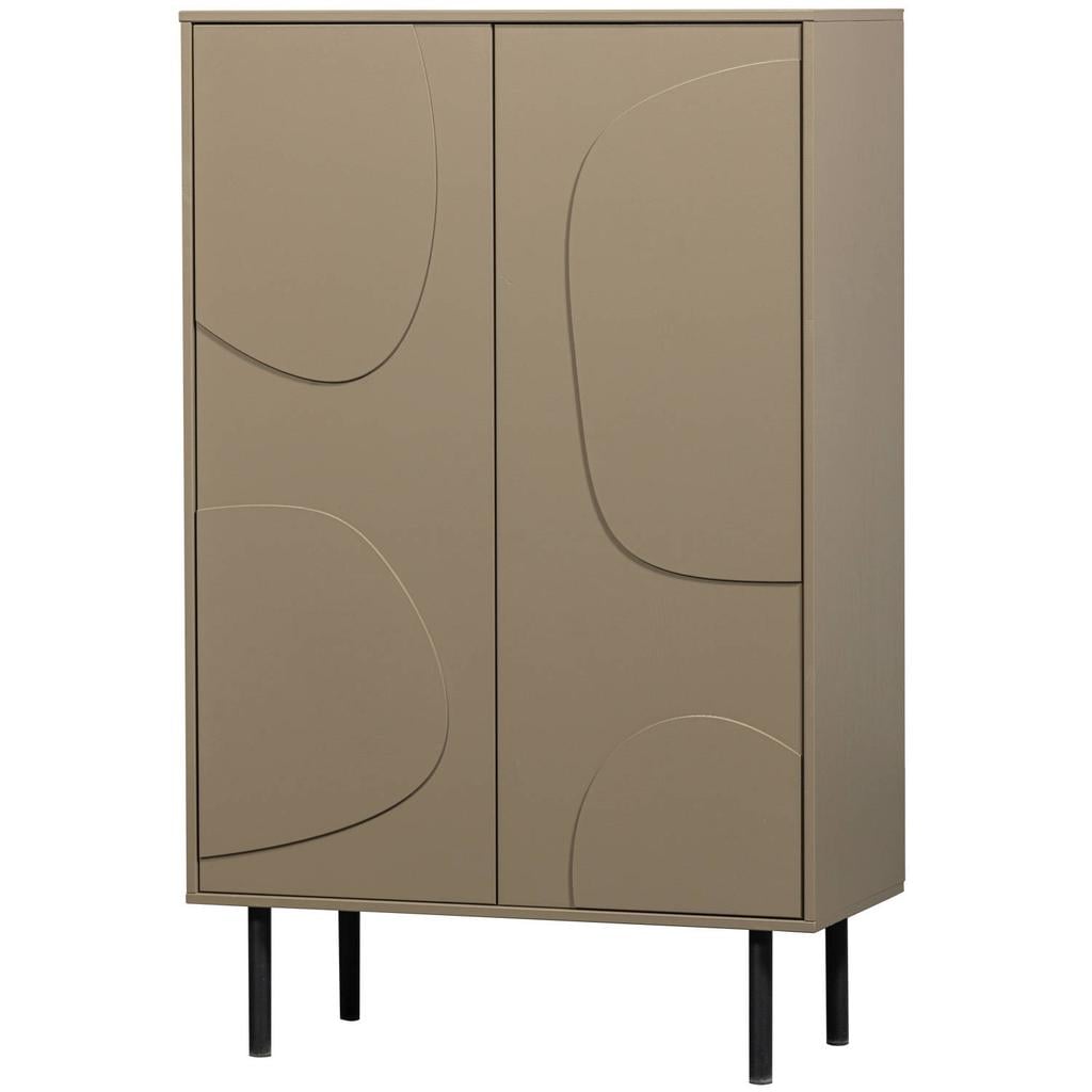 WOOOD Cadiz Opbergkast - Grenen - Mist - 135x85x40