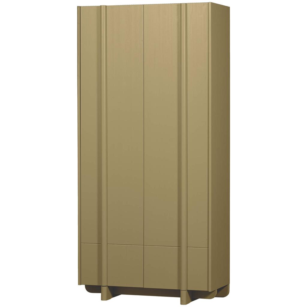 WOOOD WOOOD Basu Opbergkast - Grenen - Moss - 210x101x46