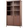 WOOOD WOOOD Exhibit Vitrinekast - Metaal - Zwart - 170x99x44