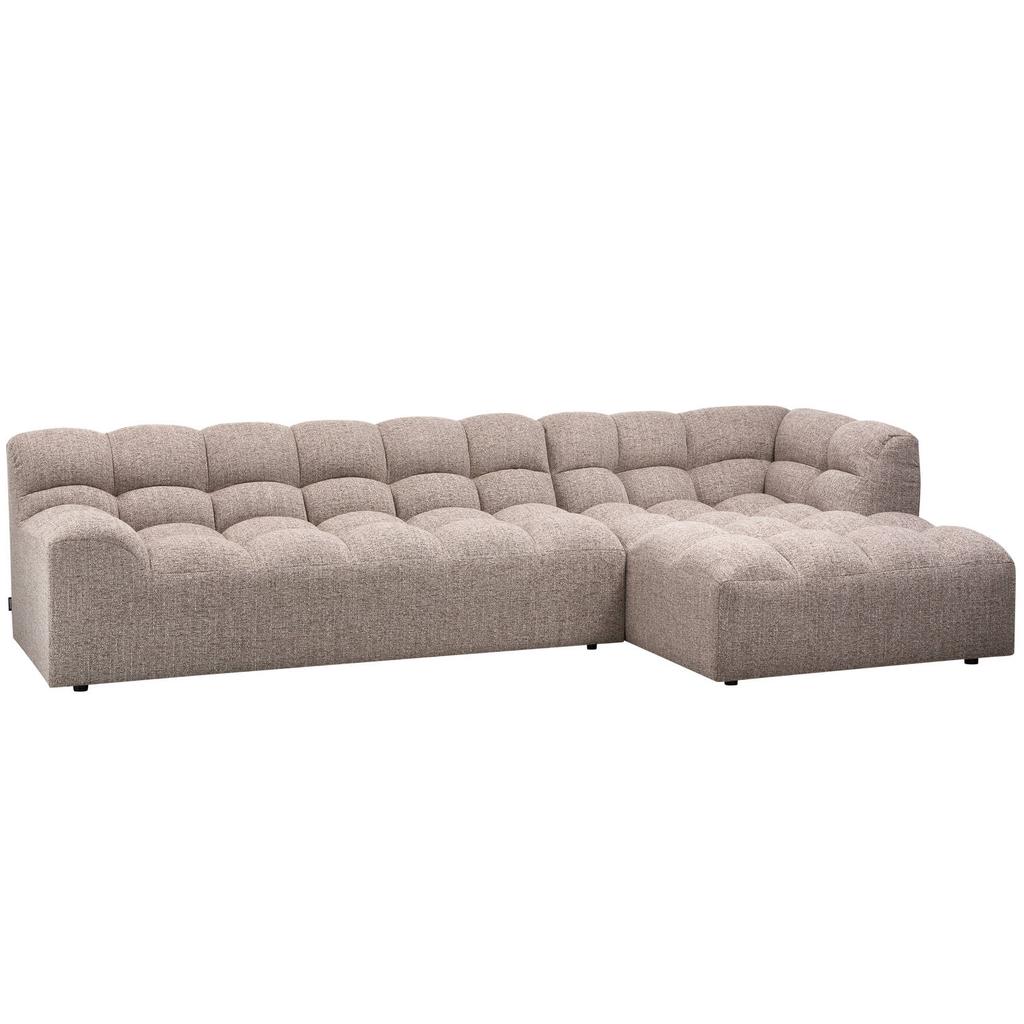 WOOOD WOOOD Allure Chaise Longue Bank Rechts - Stof - Naturel - 79x324x165