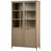 WOOOD WOOOD Exhibit Vitrinekast - Metaal - Zwart - 170x99x44