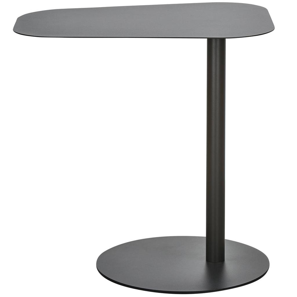 WOOOD WOOOD Bijzettafel Lia - Metaal - Zwart - 50x50x38