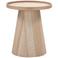 WOOOD WOOOD Maud Bijzettafel - Hout - Naturel - 50x45x45