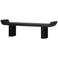WOOOD WOOOD Lox Bankje - Hout - Zwart - 35x183x53