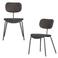 WOOOD WOOOD Link Eetkamerstoelen - Polypropyleen - Zand - Set van 2