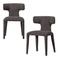 WOOOD WOOOD Permit Eetkamerstoelen - Polyester - Cinnamon - Set van 2
