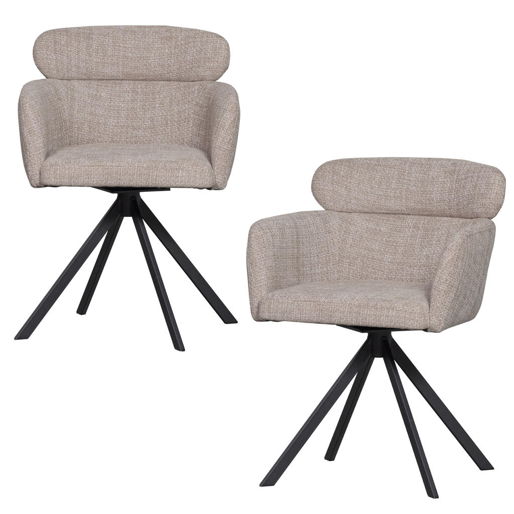 WOOOD eetkamerstoel (set van 2) Fenne