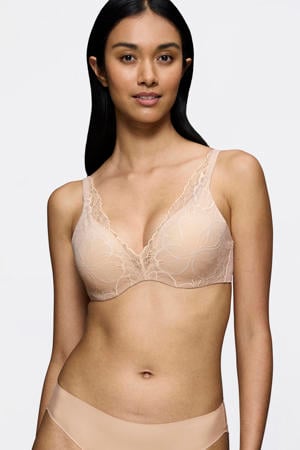 voorgevormde beugelbh Body Make-Up Illusion Lace lichtbeige