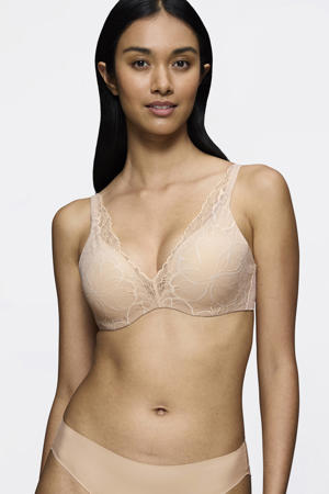 voorgevormde beugelbh Body Make-Up Illusion Lace lichtbeige