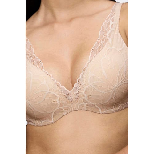 Triumph voorgevormde beugelbh Body Make-Up Illusion Lace lichtbeige afbeelding
