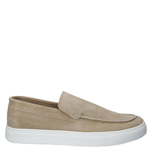 Blackstone Barron suède loafers beige afbeelding