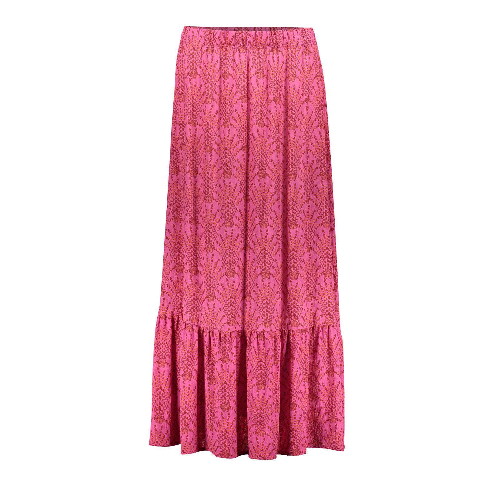 Geisha maxi rok roze kopen Morgen in huis wehkamp