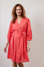 thumbnail: Didi blousejurk Marseille koraalrood
