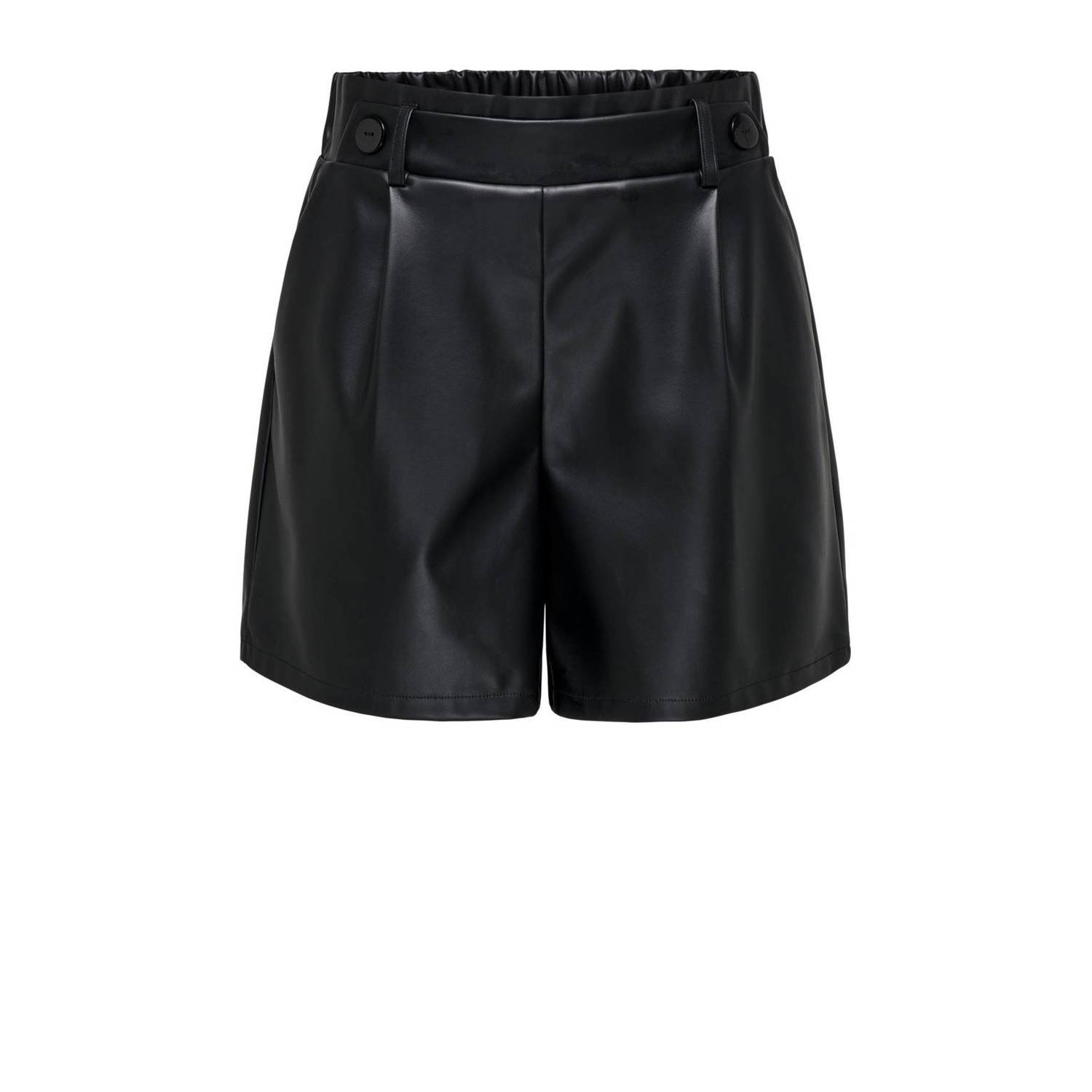 JDY regular fit short SOYA zwart