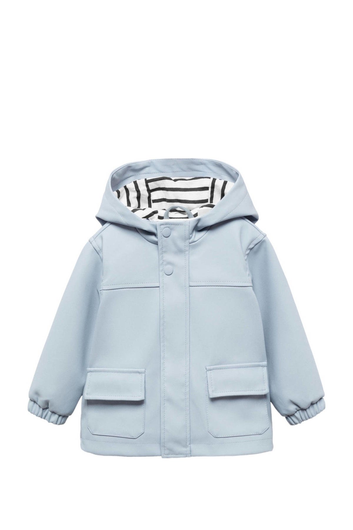 Mango Regenjas Zomer Mango Kids Regenjas Zomer Lichtblauw Wehkamp