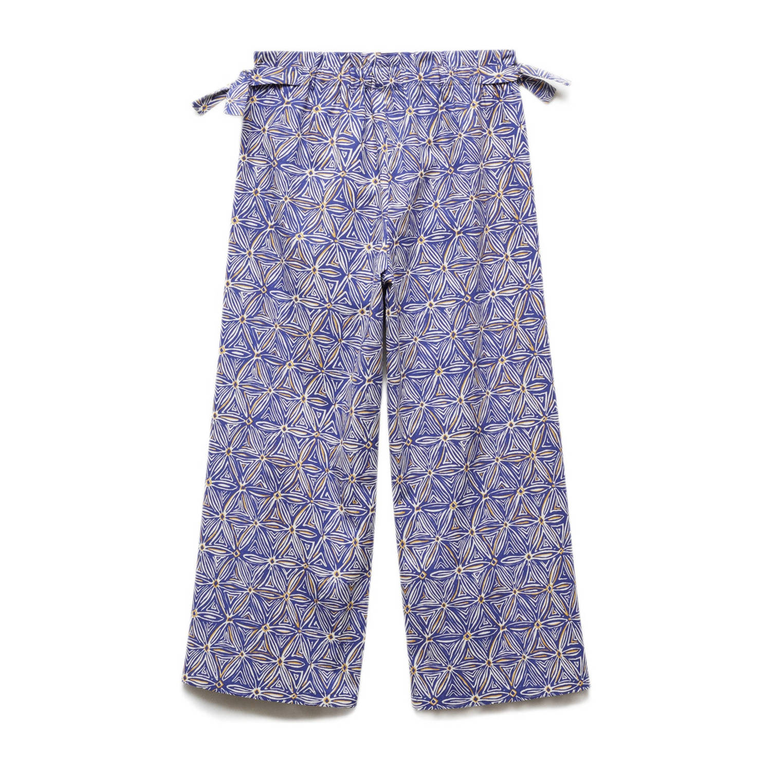 Mango Kids broek met all over print paars