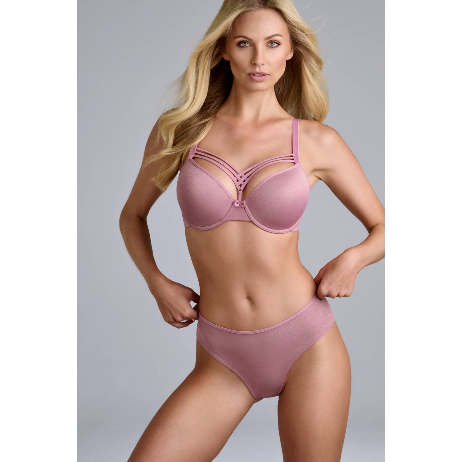 Marlies Dekkers dame de paris 7 cm string sparkling pink