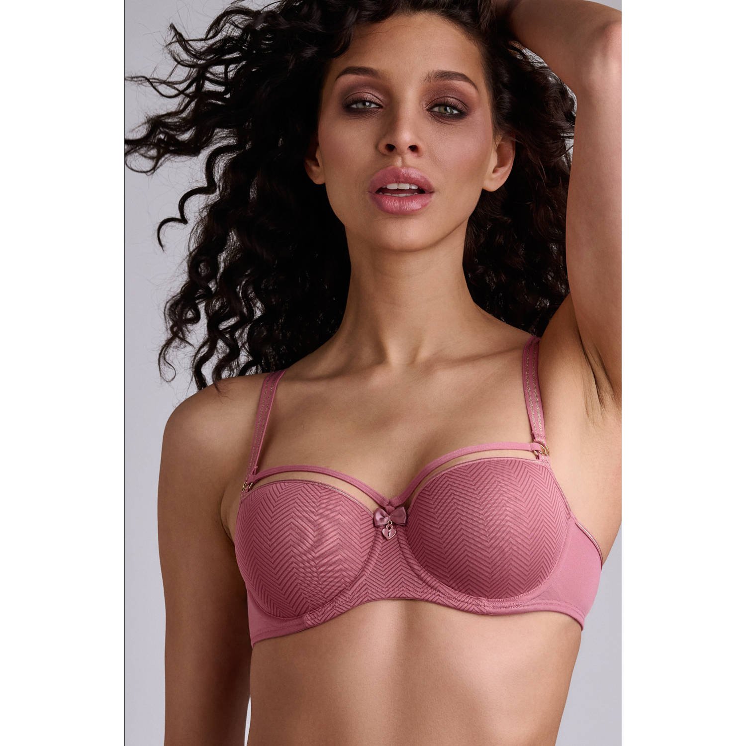 Marlies Dekkers space odyssey balconette bh wired padded rose and gold