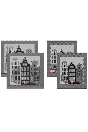 Canal thee- en keukendoek (set van 4)