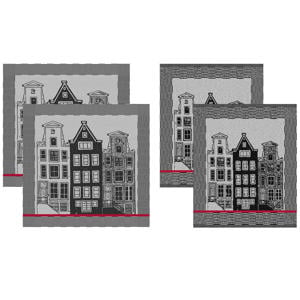 Canal thee- en keukendoek (set van 4)