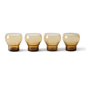 waterglas 70s - (Ø9 cm) (set van 4)