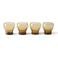 HKLIVING waterglas 70s - (Ø9 cm) (set van 4)